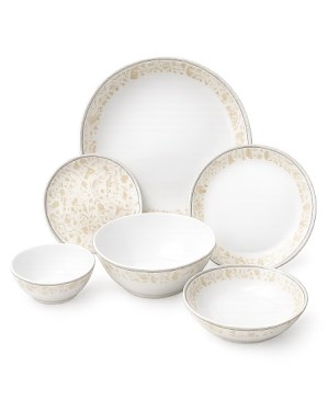 سرویس غذاخوری اپال 6 نفره 26 پارچه طرح Beige Bloom 