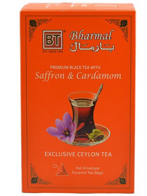 چای Bharmal مدل Saffron زعفران و هل