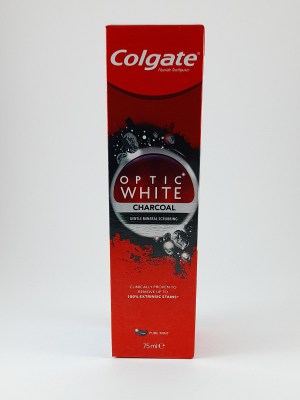 خمیر دندان Colgate مدل Optic White Charcoal