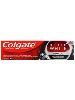 خمیر دندان Colgate مدل Optic White Charcoal