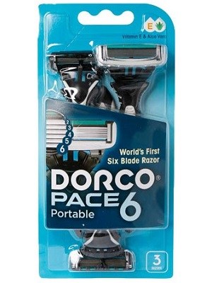 خودتراش Dorco مدل Pace 6 Portable بسته 3 عددی