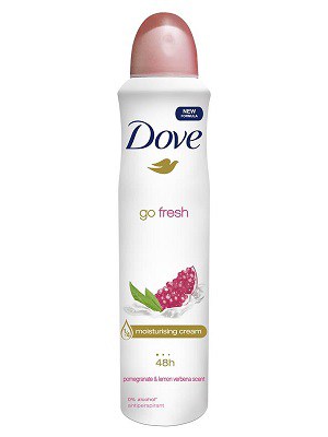 اسپری ضد تعریق زنانه Dove مدل Go Fresh