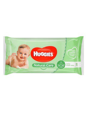 دستمال مرطوب کودک Huggies مدل Natural Care