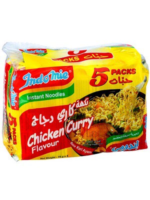 نودل Indomie مدل Chicken Curry