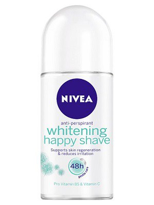 رول ضد تعریق زنانه Nivea مدل Whitening Happy Shave