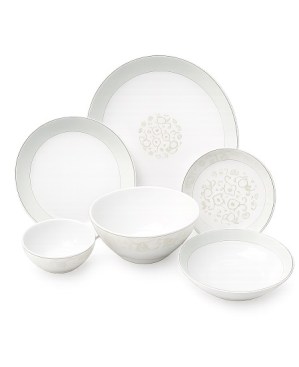 سرویس غذاخوری اپال 6 نفره 26 پارچه طرح Ocean Luna
