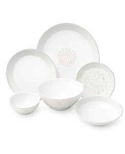 سرویس غذاخوری اپال 6 نفره 26 پارچه طرح Ocean Luna