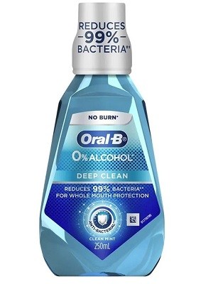 دهانشویه Oral B مدل No Alcohol Deep Clean