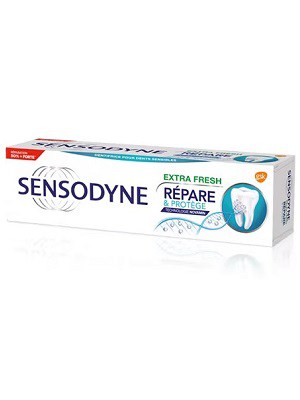 خمیر دندان Sensodyne مدل Repair & Protect Extra Fresh