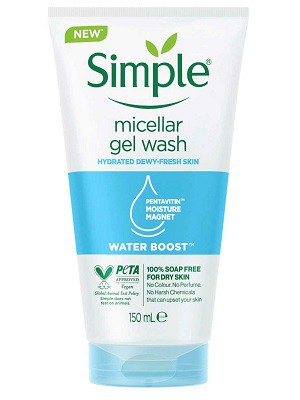 ژل شستشوی صورت Simple مدل Micellar Gel Wash سیمپل